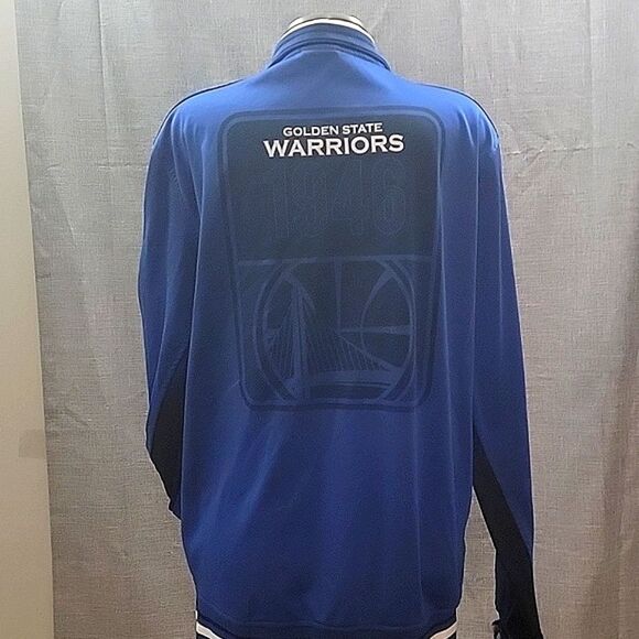 NBA Golden State Warrior Performance / Warm Up Jacket - Blue, Women's SZ XL - Picture 4 of 8